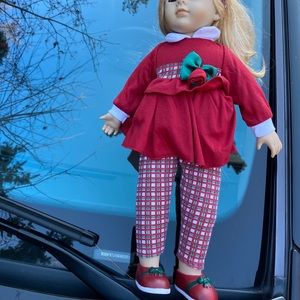 18” Doll Christmas red dress